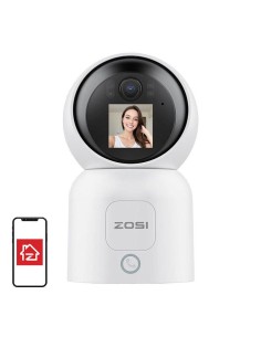 Cámara de vigilancia ZOSI C519M Dual Blanco 2,5K WiFi en Logroño 2