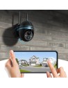 Cámara de vigilancia ieGeek ZS-GX1S Negro 2K WiFi IP65 en Logroño
