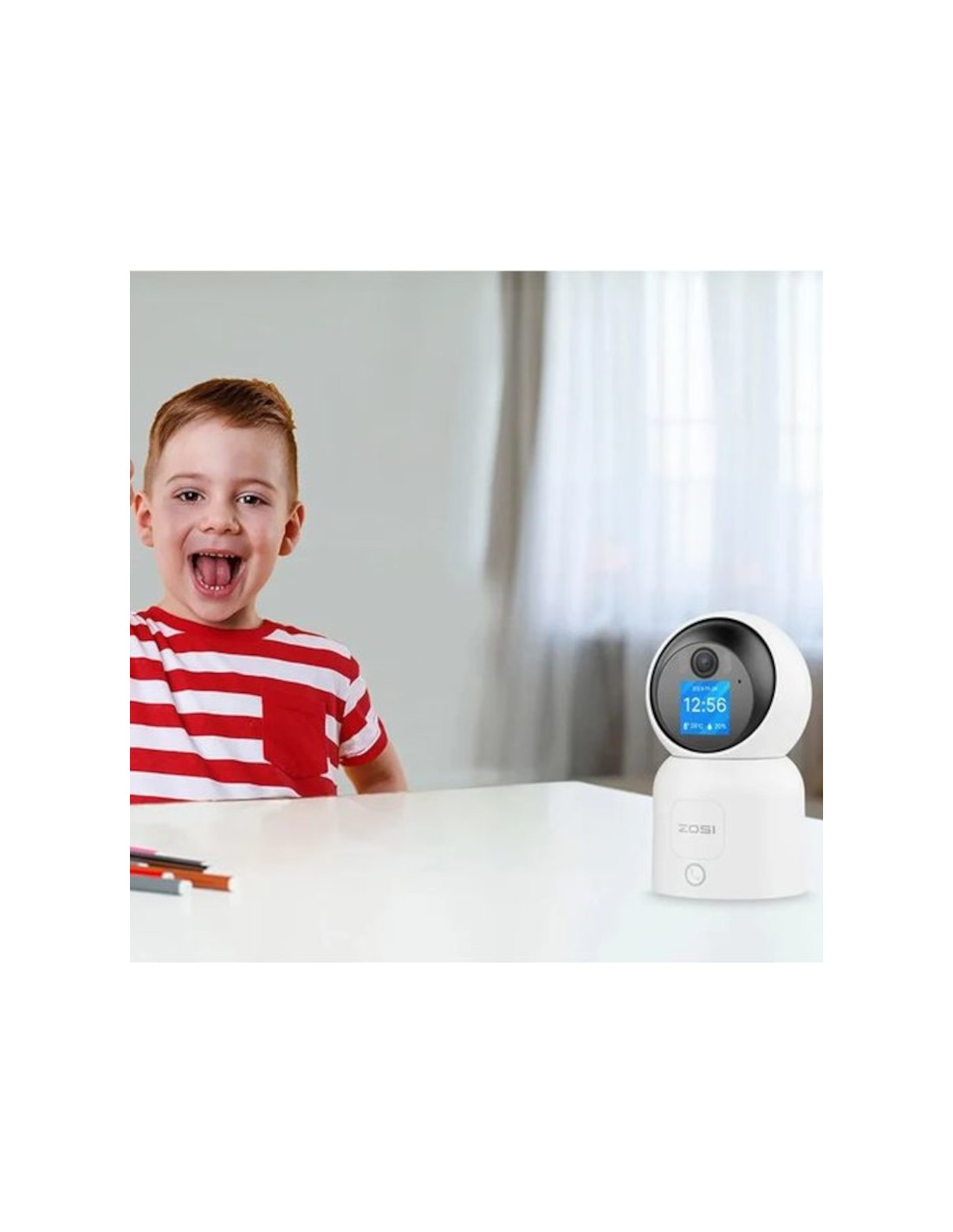 Cámara de vigilancia ZOSI C519M Dual Blanco 2,5K WiFi en Logroño