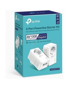 Adaptador PLC TP-Link TL-PA7027P KIT 1000 Mbps, alcance 300 m, pack de 2