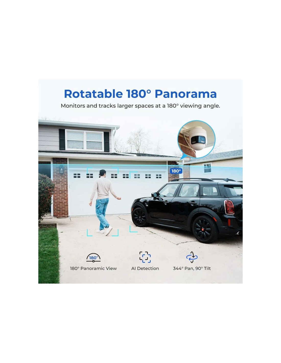 Cámara de vigilancia Imilab EC6 CMSXJ115A 3,5K Panorama WiFi