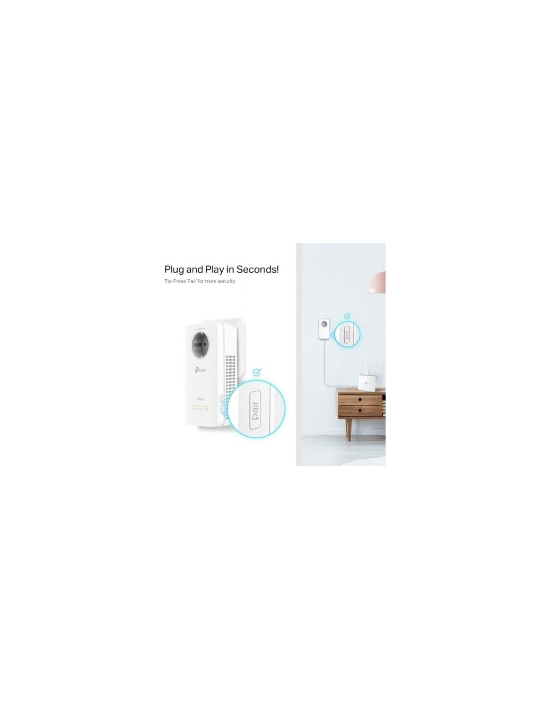 Adaptador PLC TP-Link TL-WPA8631P 1300 Mbps, alcance 300 m en Logroño
