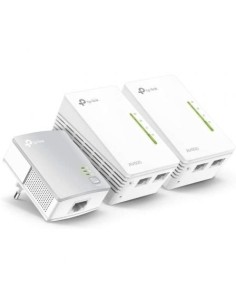 Adaptador PLC TP-Link TL-WPA4220T KIT 500 Mbps, alcance 300 m, pack de