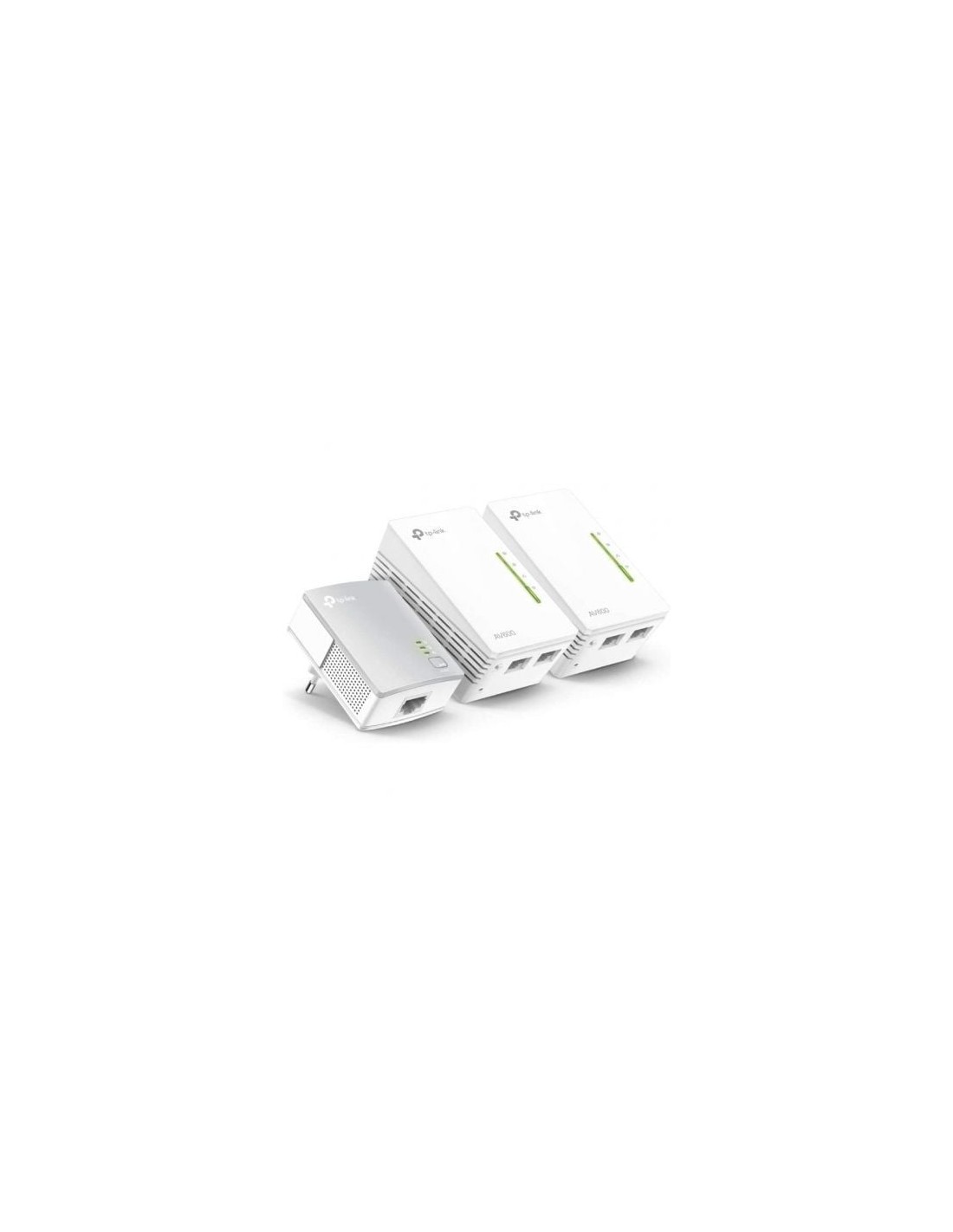Adaptador PLC TP-Link TL-WPA4220T KIT 500 Mbps, alcance 300 m, pack de