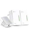 Adaptador PLC TP-Link TL-WPA4220T KIT 500 Mbps, alcance 300 m, pack de