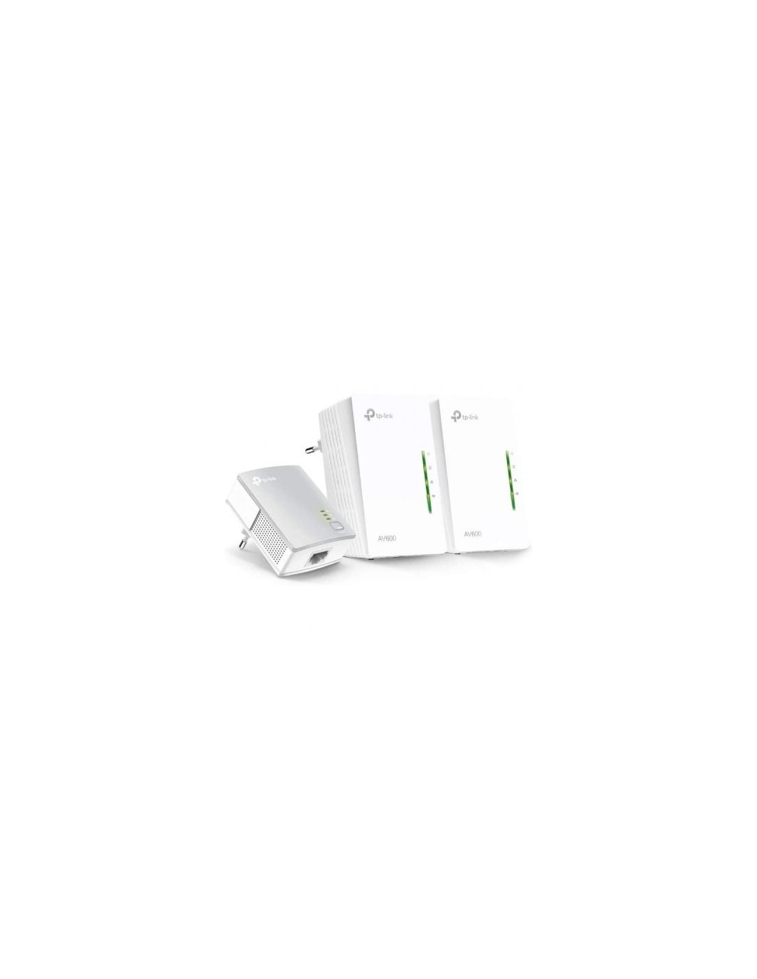Adaptador PLC TP-Link TL-WPA4220T KIT 500 Mbps, alcance 300 m, pack de