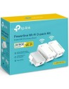 Adaptador PLC TP-Link TL-WPA4220T KIT 500 Mbps, alcance 300 m, pack de