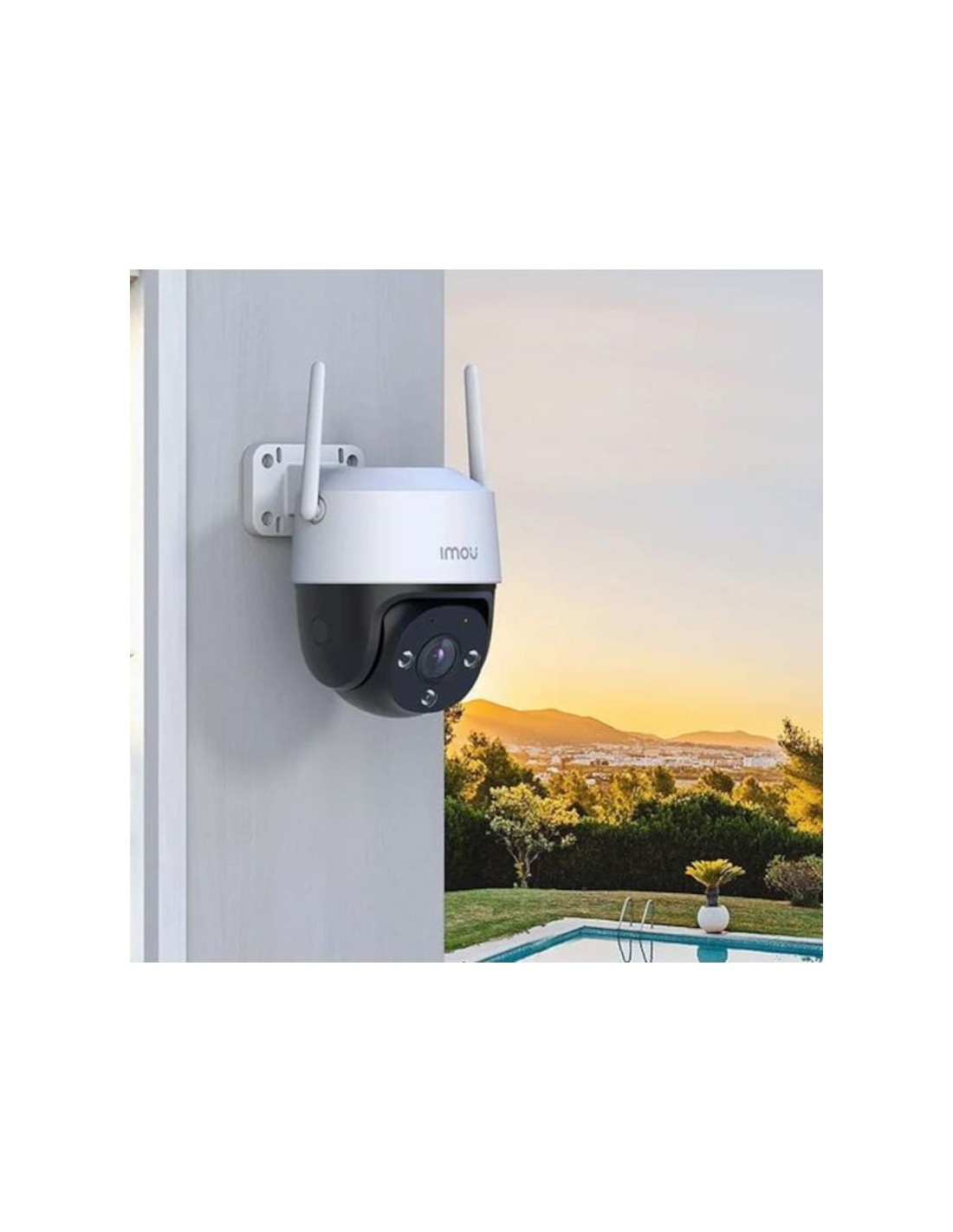 Cámara de vigilancia IMOU Cruiser SE+ Blanco 2K WiFi visión nocturna a