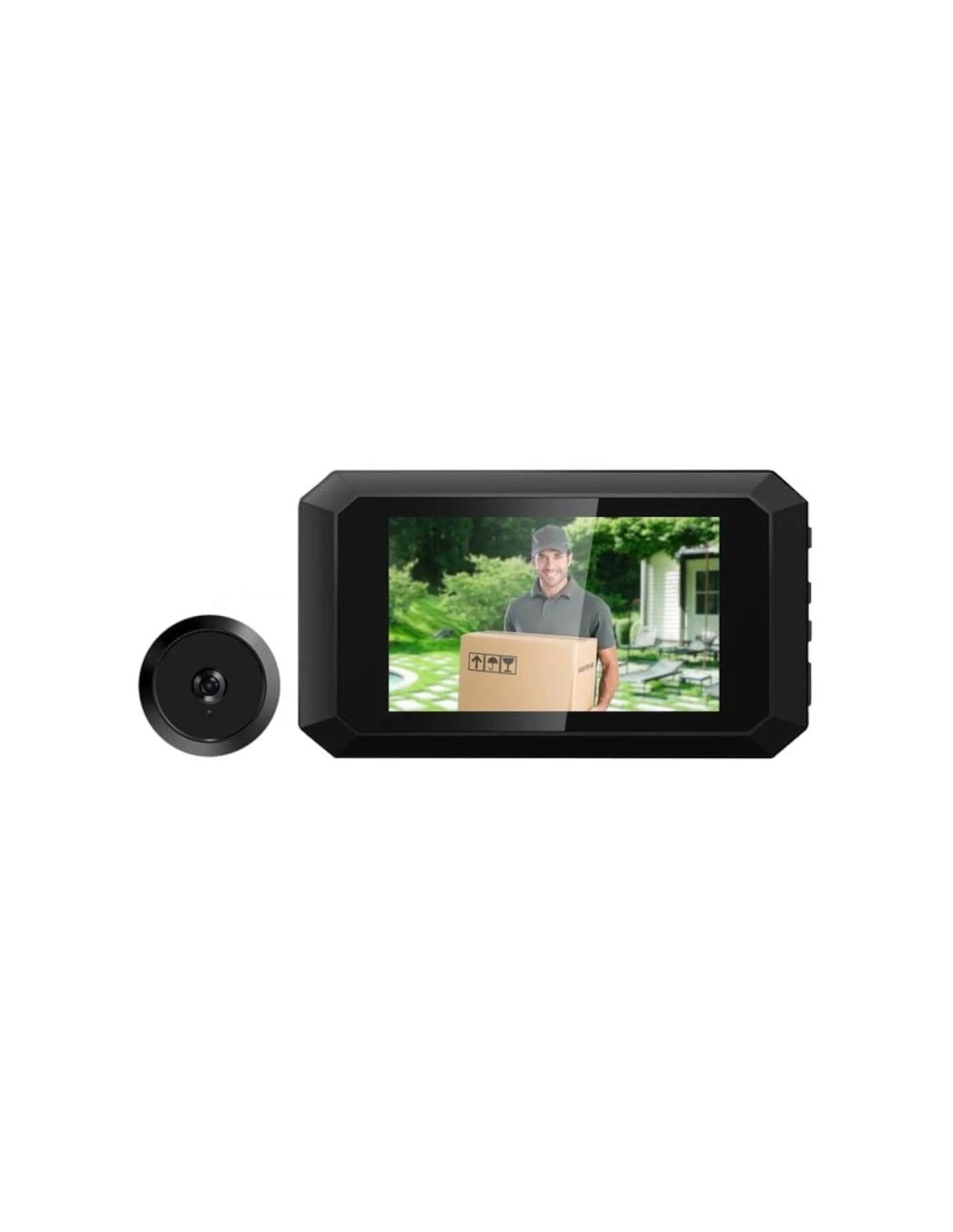 Mirilla digital Escam C23-G Negro 2MP en Logroño