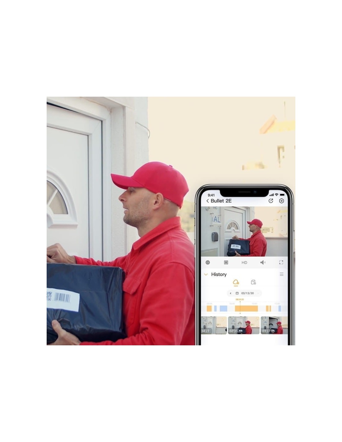 Cámara de vigilancia IMOU Bullet 2E 5MP WiFi IP67 en Logroño