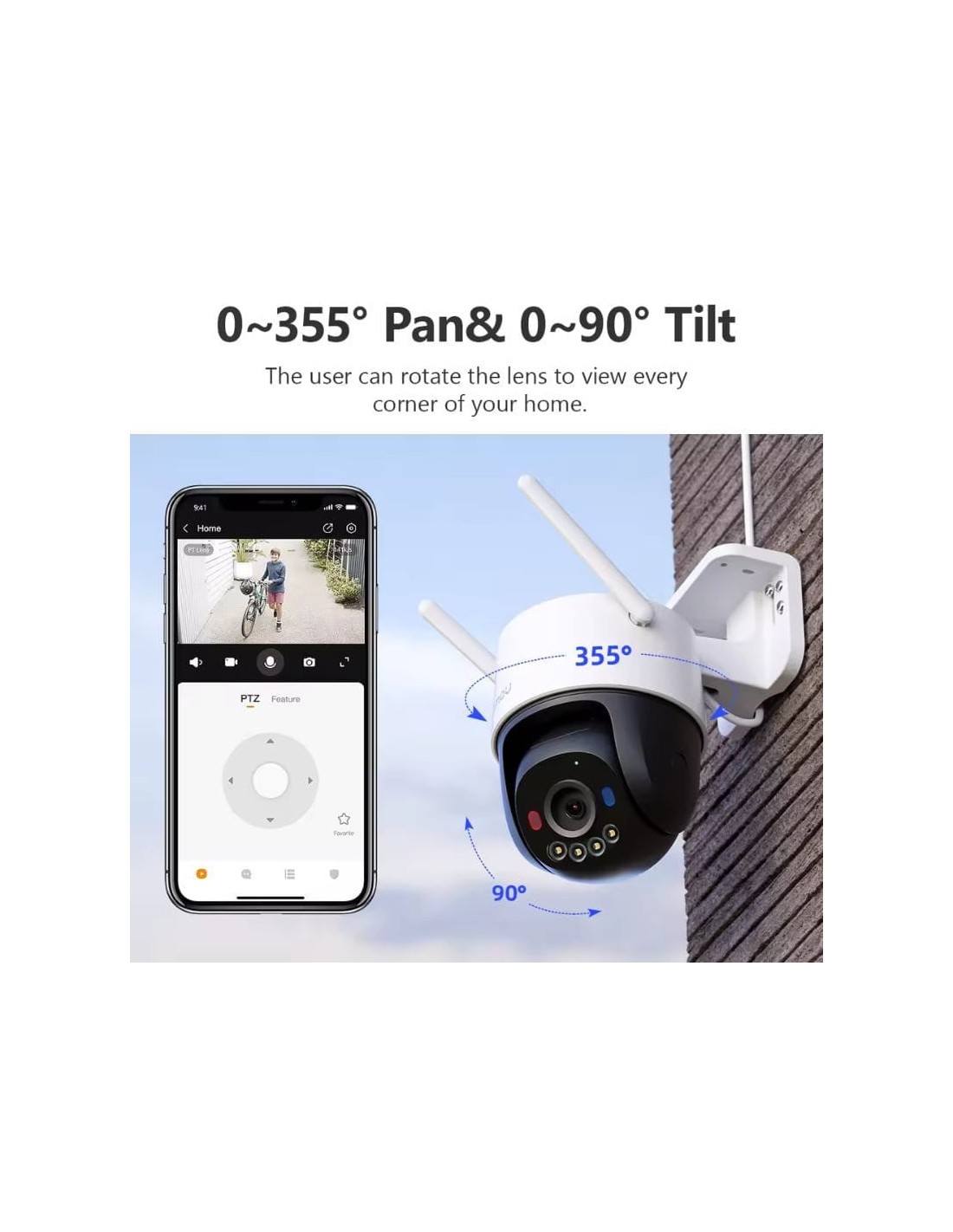 Cámara de vigilancia IMOU Cruiser SC Blanco 3K Exterior WiFi IP66