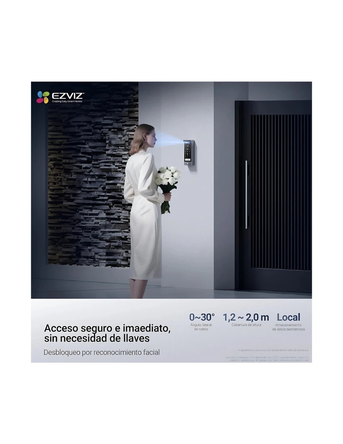 Videoportero EZVIZ HP7 Pro 4K WiFi visión nocturna en Logroño