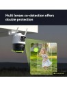 Cámara de vigilancia IMOU Cruiser Dual 2C 2K Exterior 4G IP65