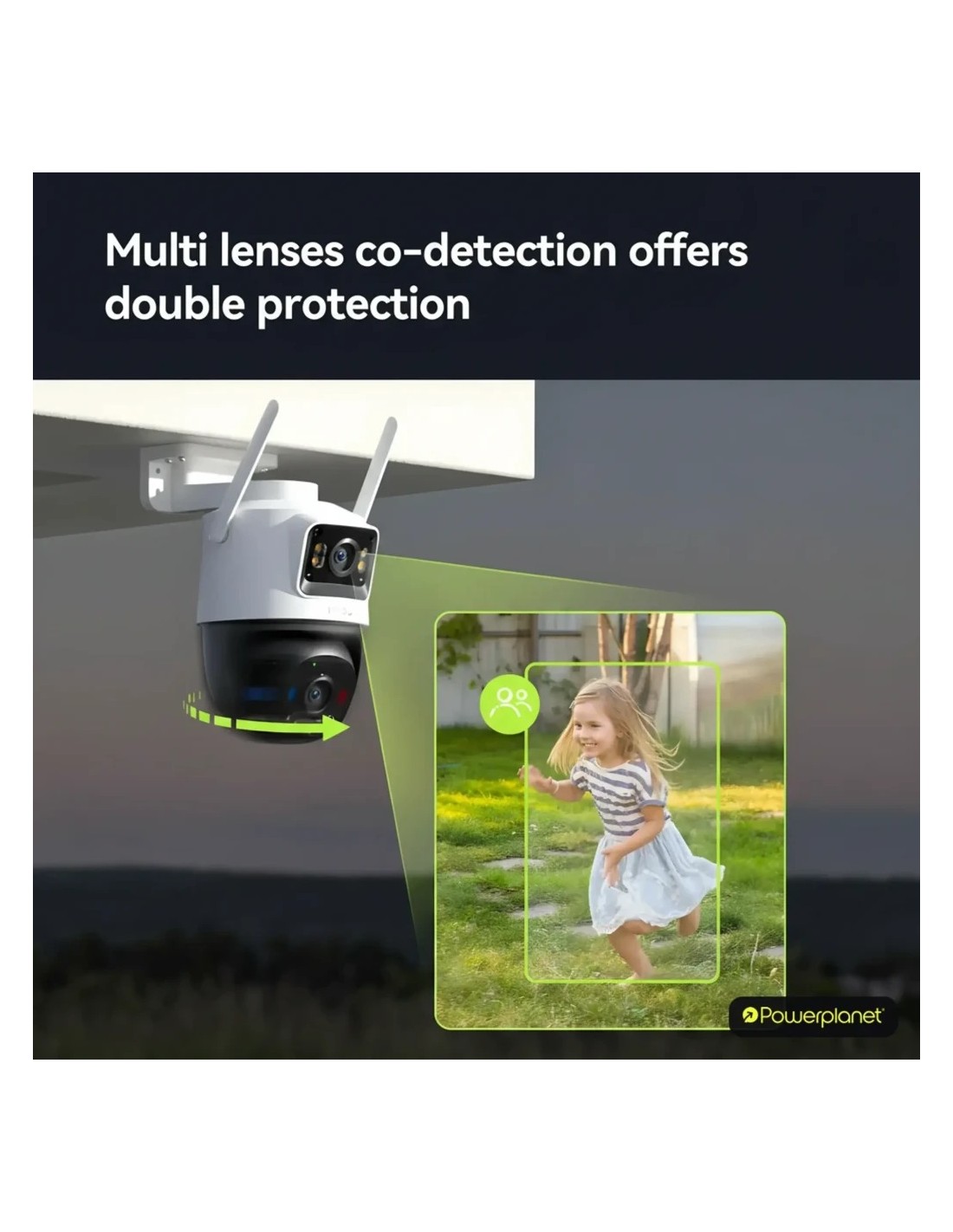 Cámara de vigilancia IMOU Cruiser Dual 2C 2K Exterior 4G IP65