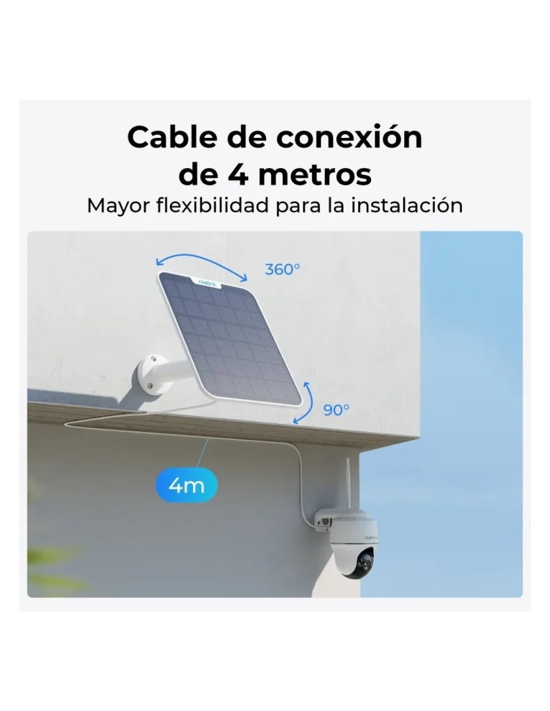 Reolink Solar Panel 2 6W IP65 en Logroño
