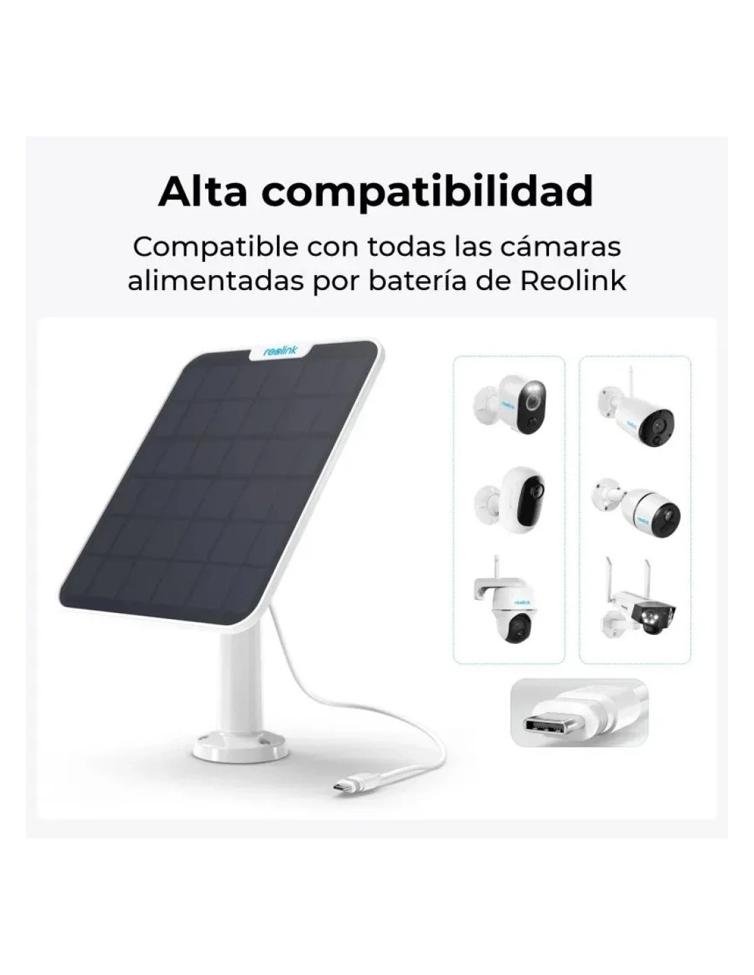 Reolink Solar Panel 2 6W IP65 en Logroño