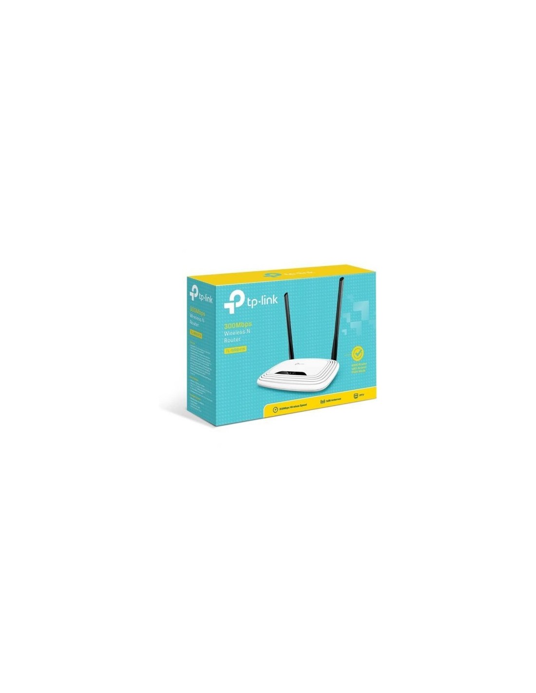 Router wifi TP-Link TL-WR841N 300 Mbps, 2,4 GHz, 2 antenas 5dbi, wifi 