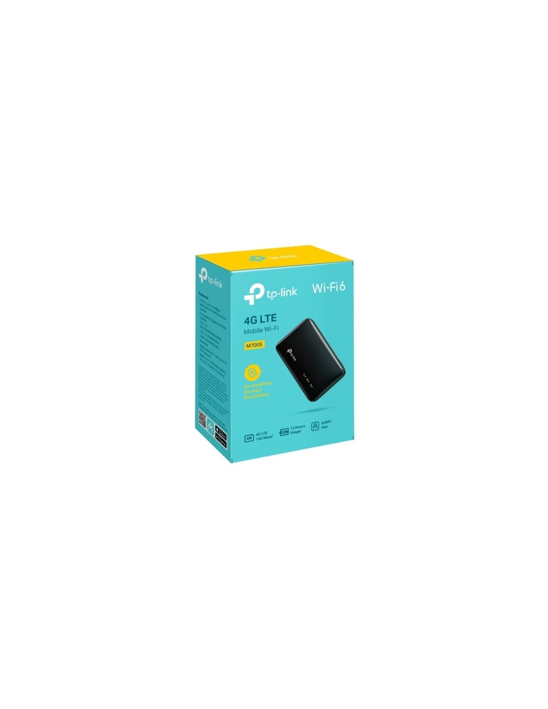 Router de viaje wifi 4G TP-Link M7005, wifi 6, 287 Mbps, 2,4 GHz, 1 an