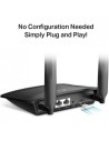 Router wifi 4G TP-Link TL-MR100 V2 300 Mbps, 2,4 GHz, 2 antenas, wifi 