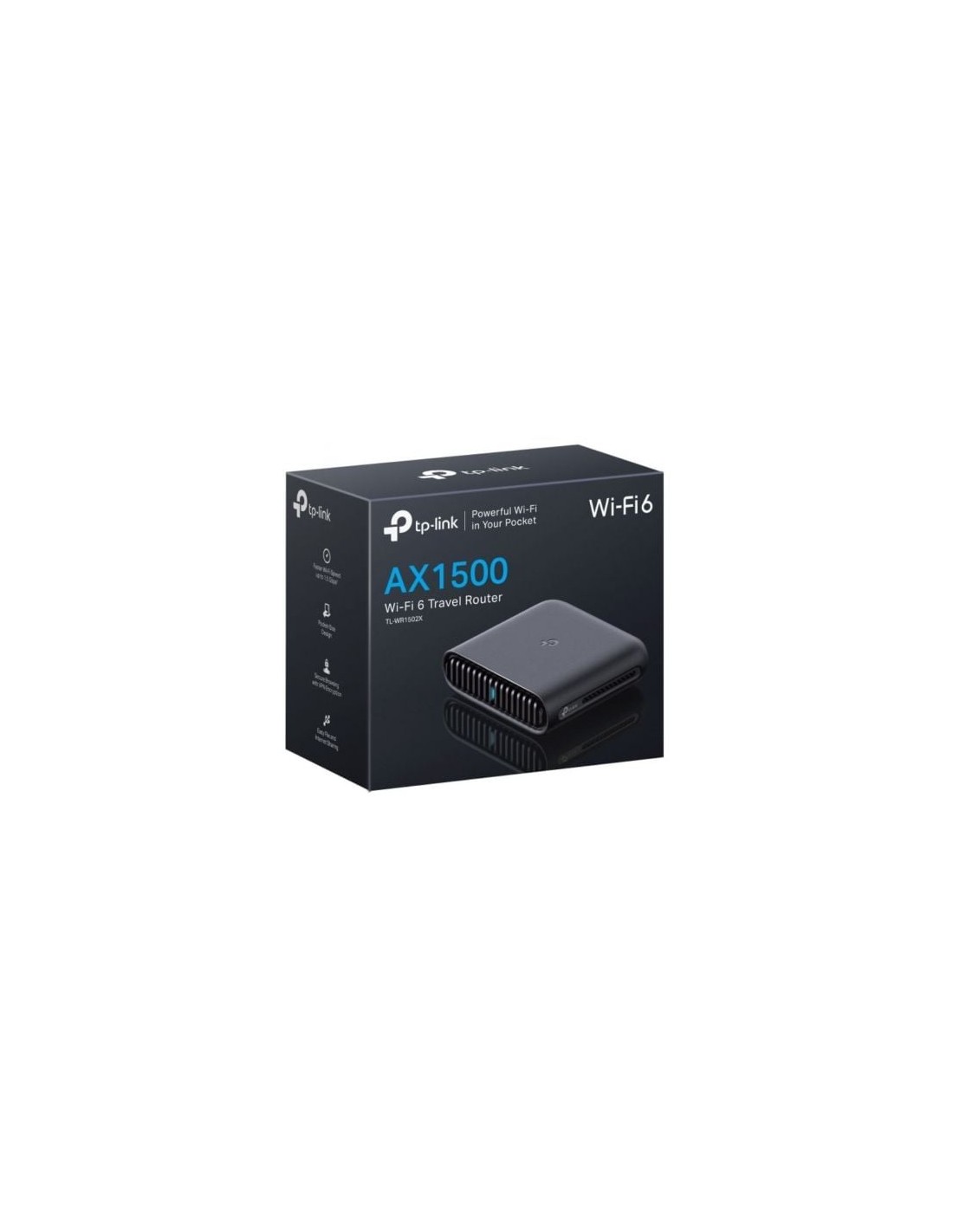 Router de viaje wifi 4G Móvil TP-Link TL-WR1502X 1500 Mbps, 2,4 GHz y 
