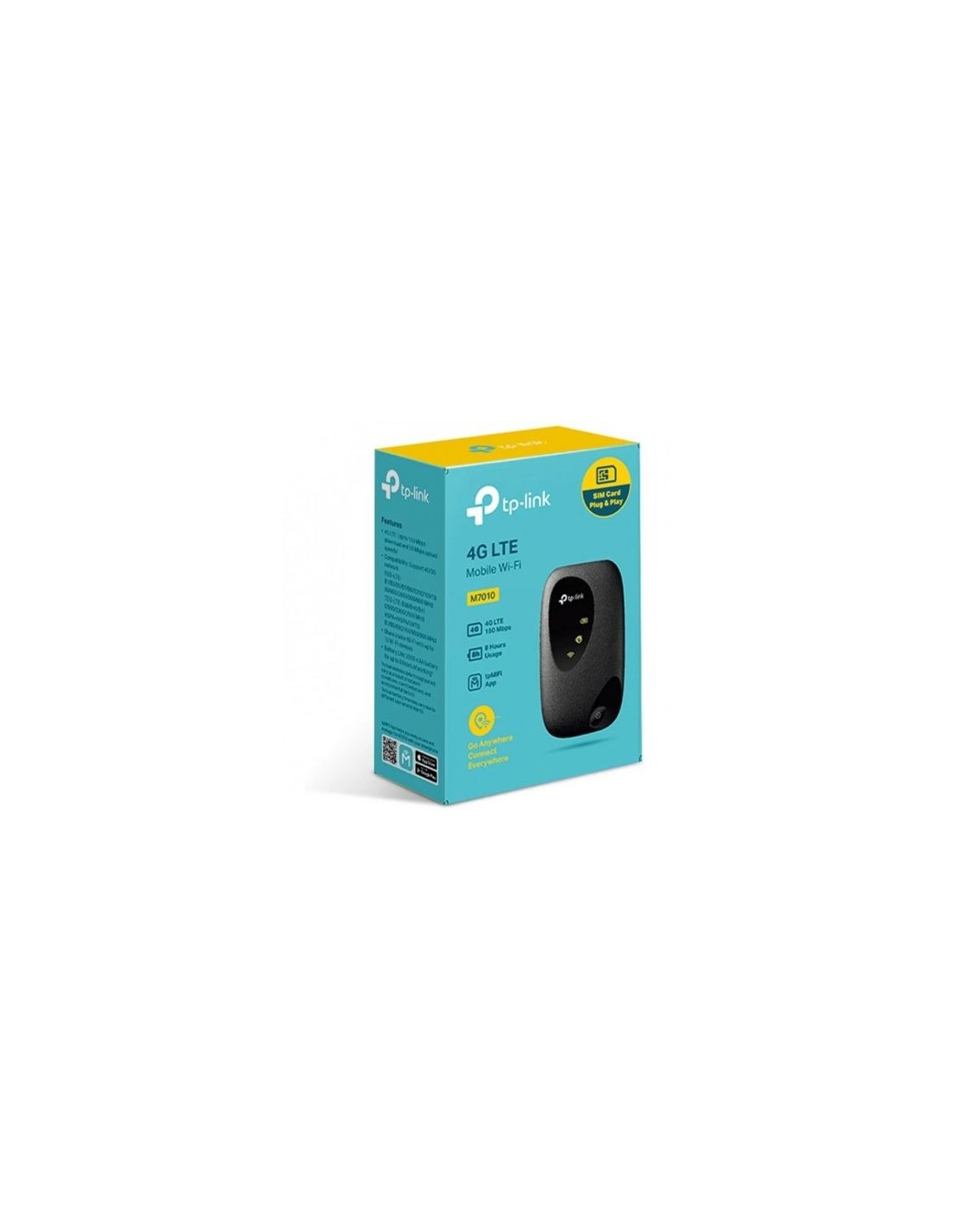 Router wifi 4G TP-Link M7010 300 Mbps, 2,4 GHz, 1 antena, wifi 4