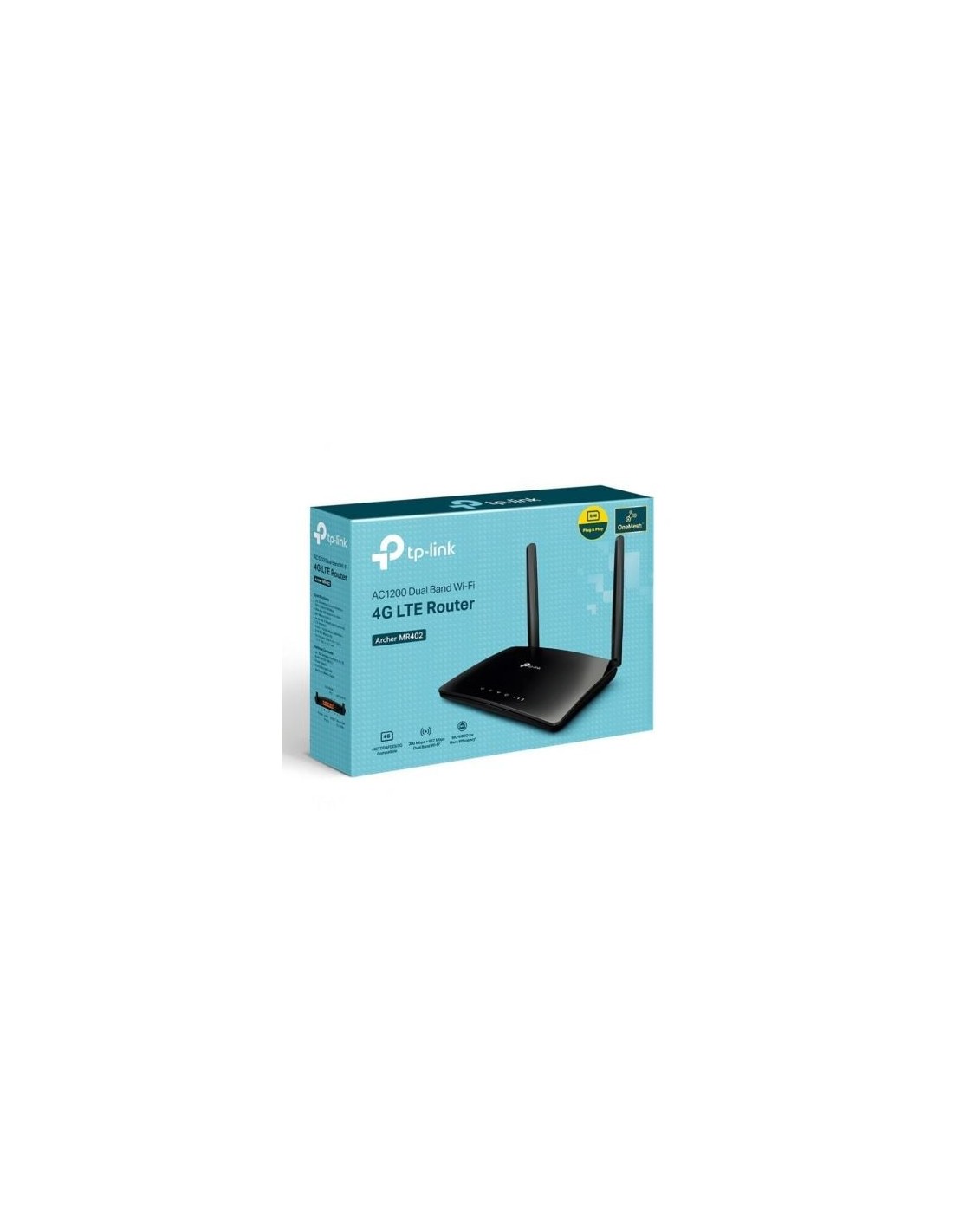 Router wifi 4G TP-Link Archer MR402 1200 Mbps, 2,4 GHz y 5 GHz, 2 ante