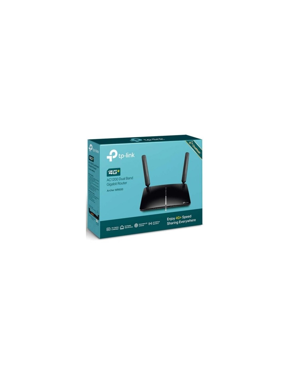 Router wifi 4G TP-Link Archer MR600 1200 Mbps 2,4 GHz y 5 GHz, 2 anten