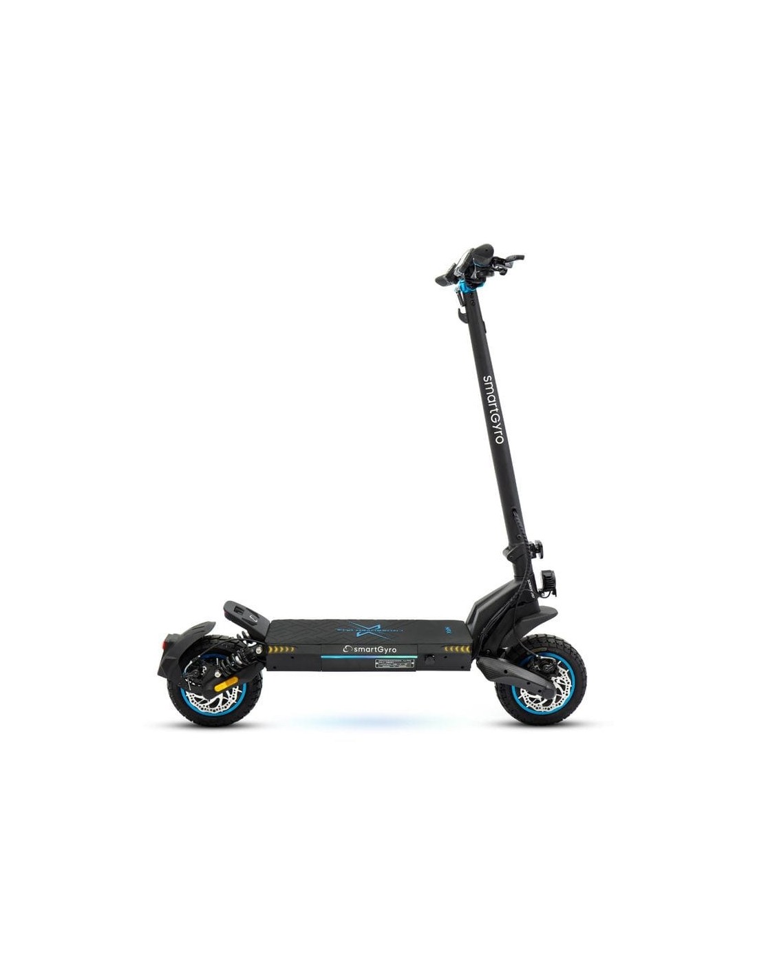 Patinete eléctrico SmartGyro Cross Dual Max 1000W Negro 25km/h 30km 10
