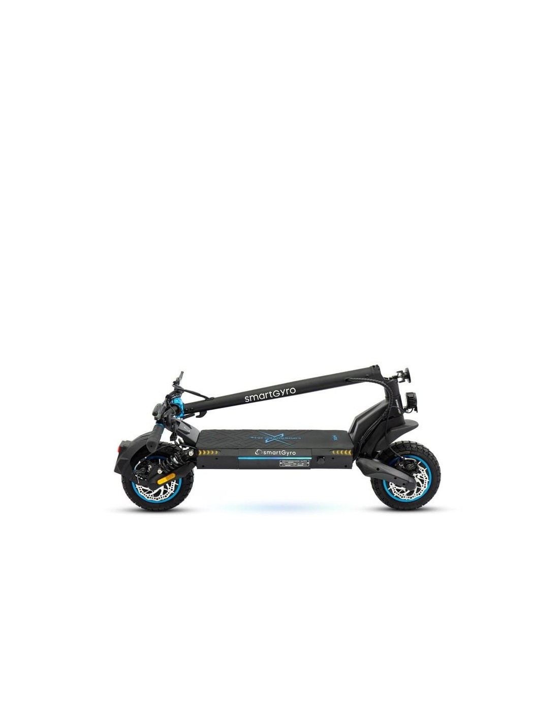 Patinete eléctrico SmartGyro Cross Dual Max 1000W Negro 25km/h 30km 10