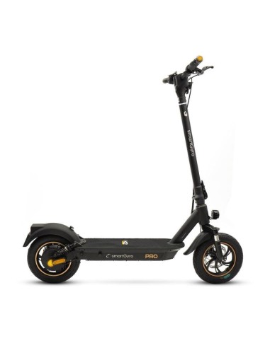Patinete eléctrico SmartGyro K2 Pro XL Negro 900W 25km/h 60km 140kg ruedas 12 pulgadas app