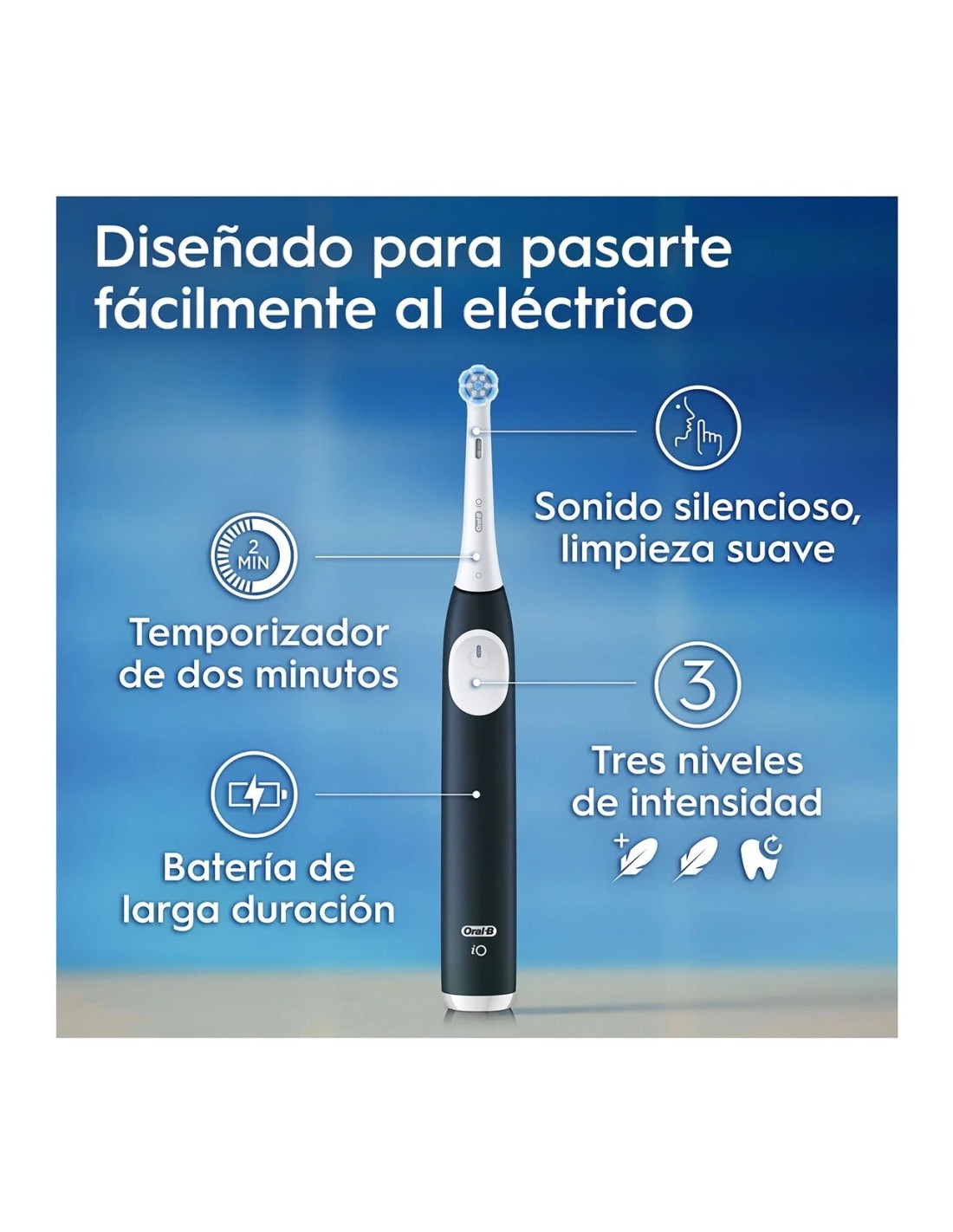 Cepillo de dientes eléctrico Oral-B iO 2 Vibratorio min temporizador 3