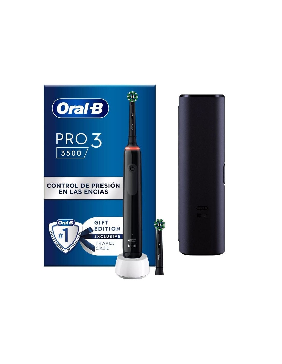 Cepillo de dientes eléctrico Oral-B Pro 3 3500 Negro en Logroño