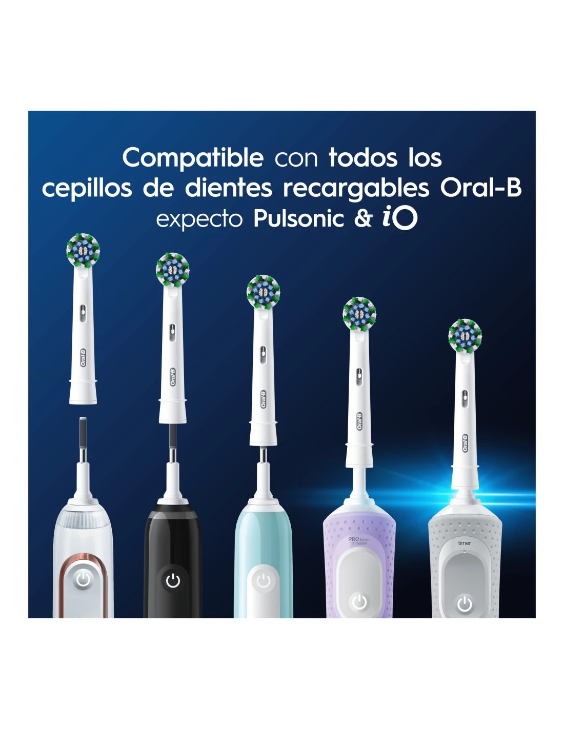 Cepillo de dientes eléctrico Oral-B Pro Series 1 CrossAction Sensor de
