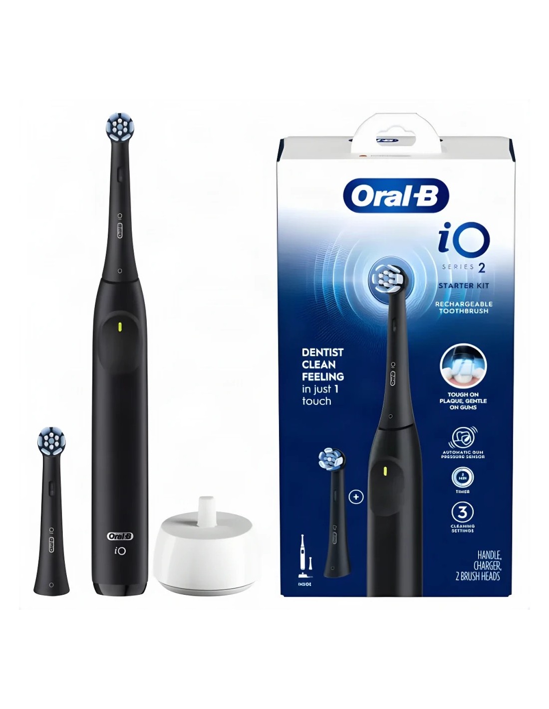 Cepillo de dientes eléctrico Oral-B iO Series 2 Night Black con Estuch