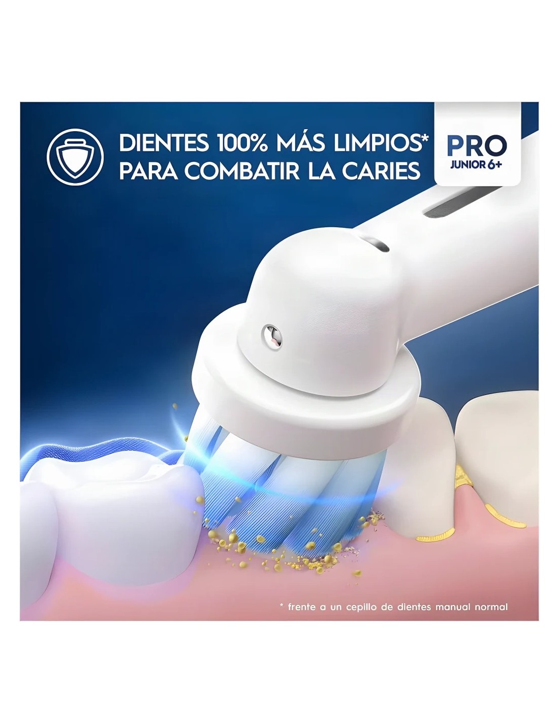 Cepillo de dientes eléctrico Oral-B Pro Junior 6+ Frozen Sónico girato