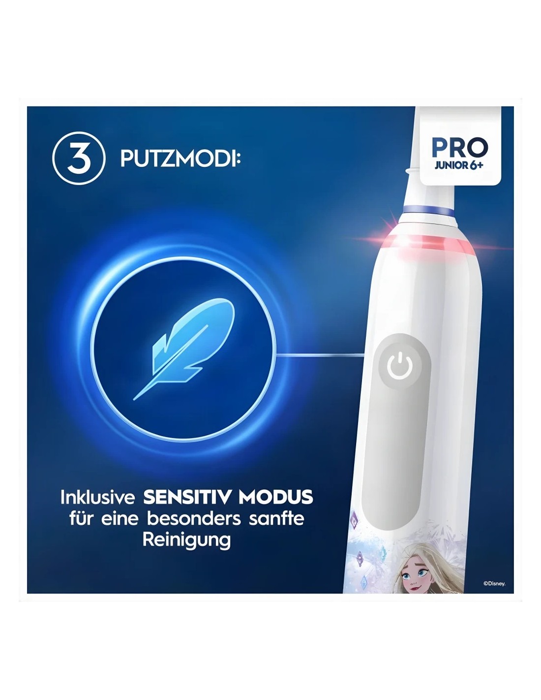 Cepillo de dientes eléctrico Oral-B Pro Junior 6+ Frozen Sónico girato