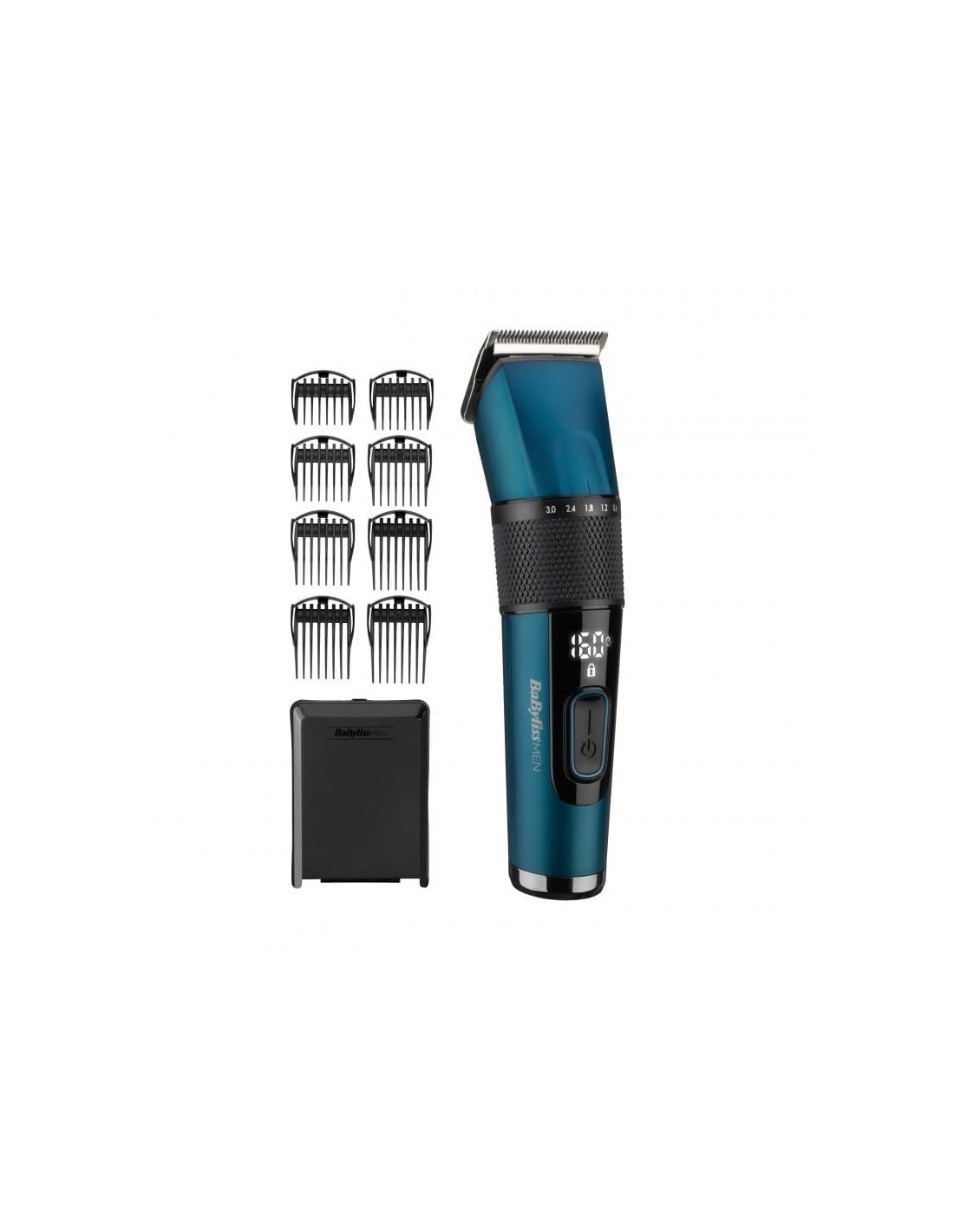 Cortapelos BaByliss Japanese Steel Digital E990E Azul metalizado inalá