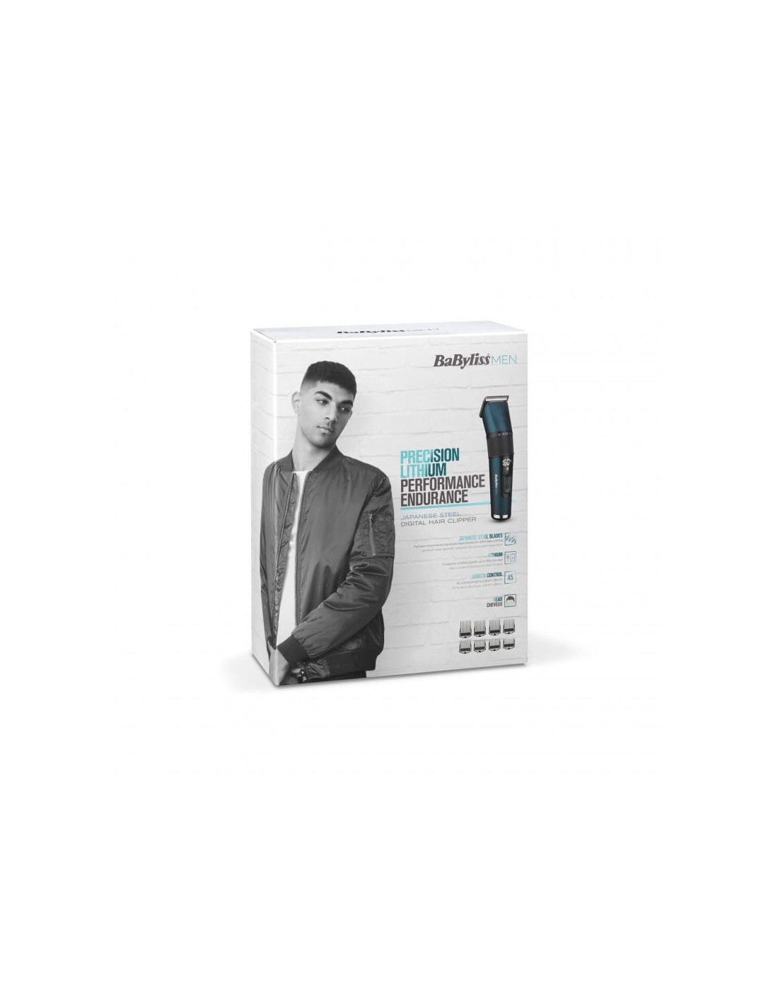 Cortapelos BaByliss Japanese Steel Digital E990E Azul metalizado inalá