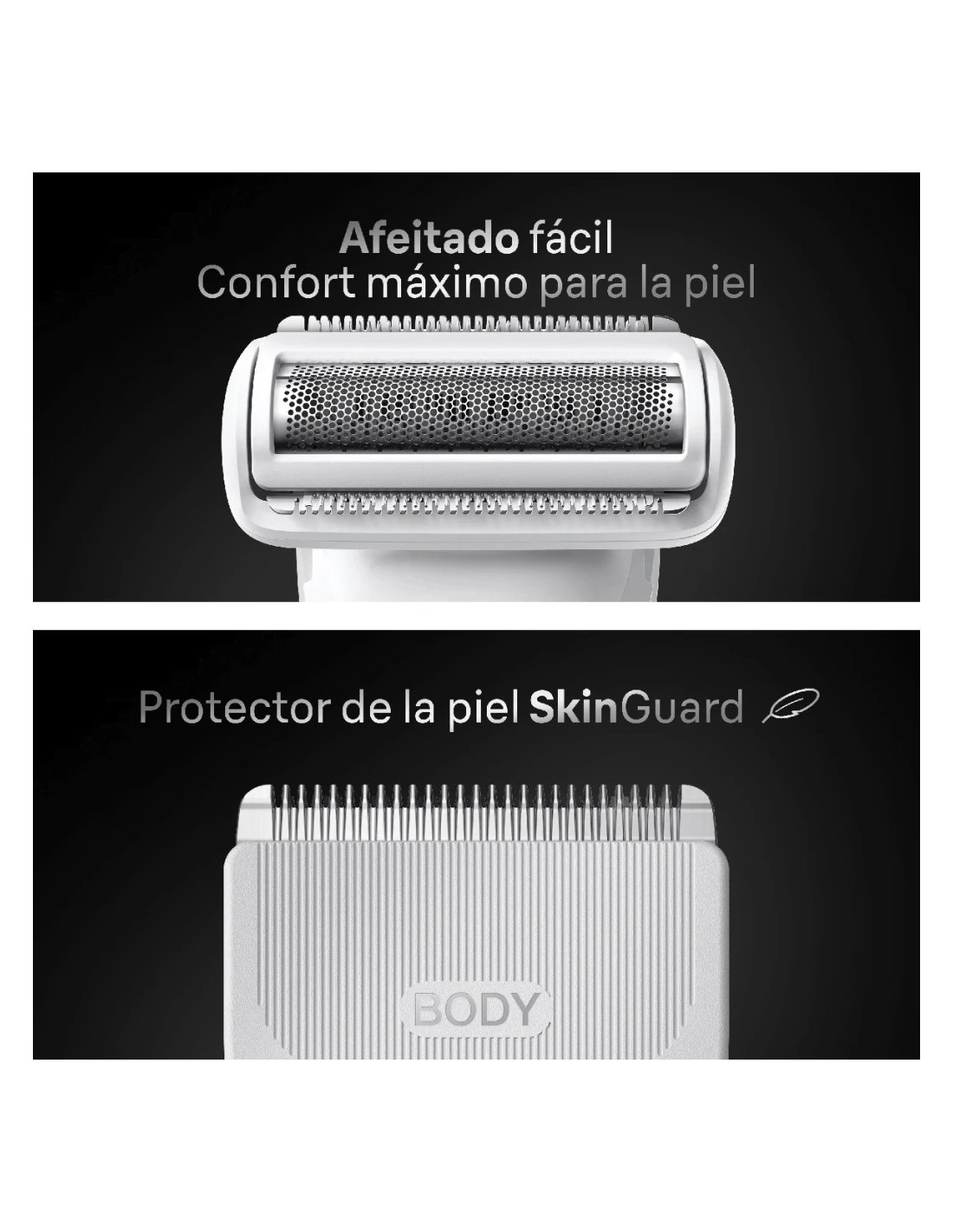 Afeitadora corporal Braun Series 7 BG7550 seco y mojado inalámbrico