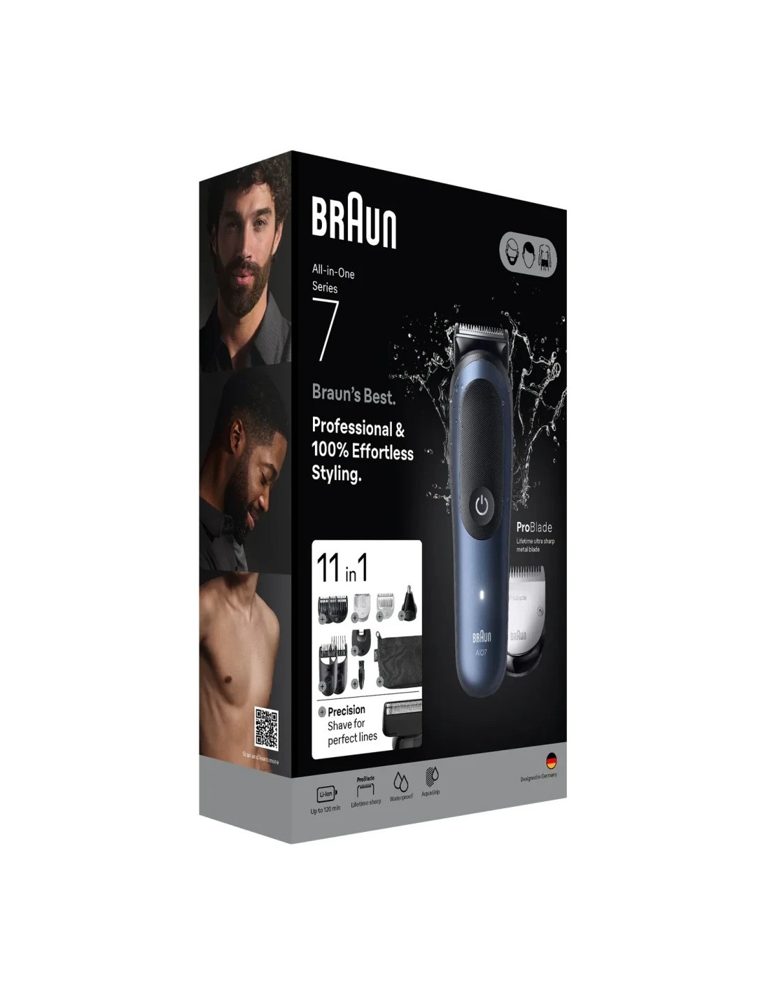 Recortadora multiusos Braun Series 7 AIO7540 All In One Style Kit 120 