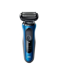Afeitadora Braun Series 6 seco y mojado 62-B1200s Azul inalámbrico Car