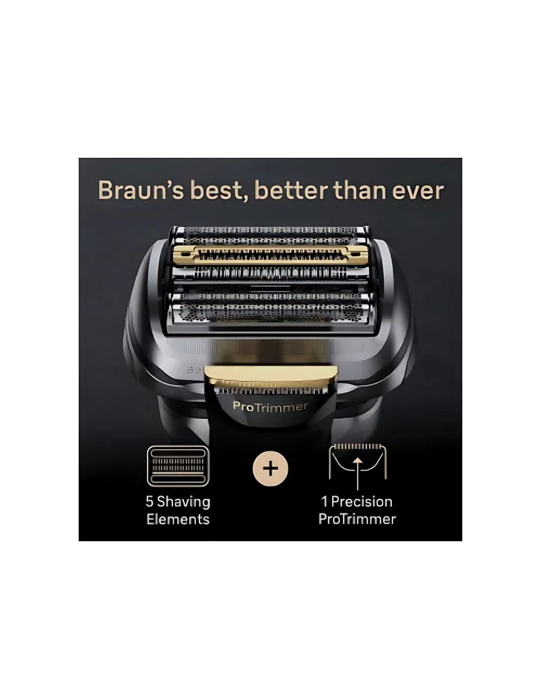 Afeitadora Braun Series 9 Pro+ 9565CC inalámbrico seco y mojado 60 min