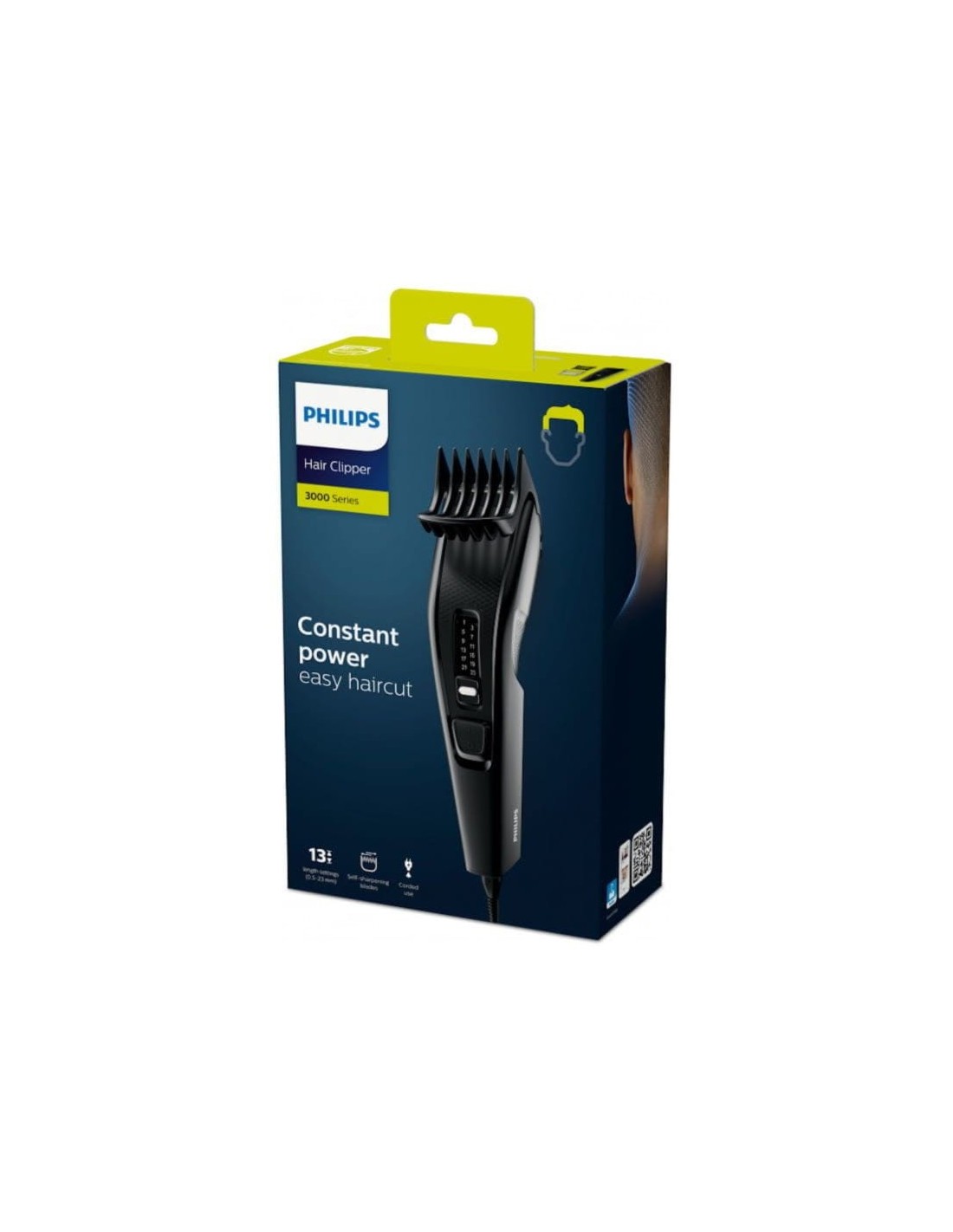 Cortapelos Philips Hair Clipper Series 3000 HC3510/15 Negro en Logroño
