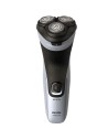 Afeitadora Philips Shaver 3000X Series X3003/00 Negro/Azul seco y moja