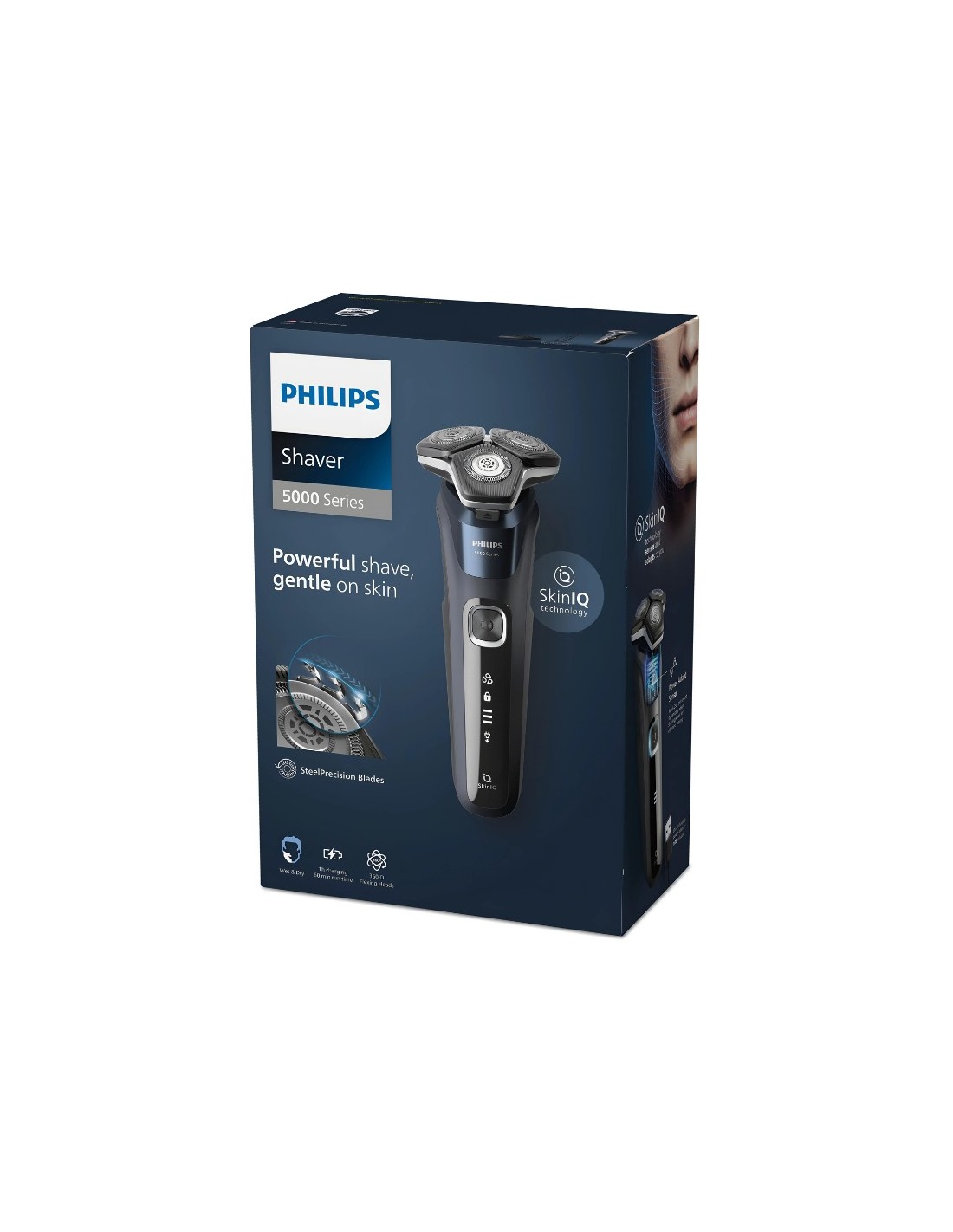 Afeitadora eléctrica Philips Shaver Series 5000 S5885/25 Negro inalámb