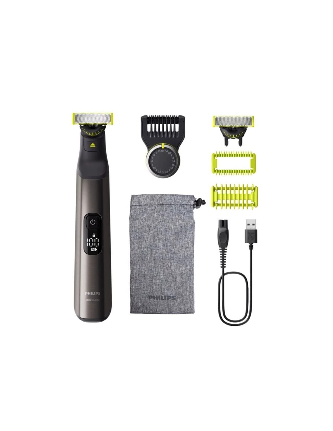 Afeitadora Philips OneBlade Pro 360 QP6552/15 Face + Body seco y mojad