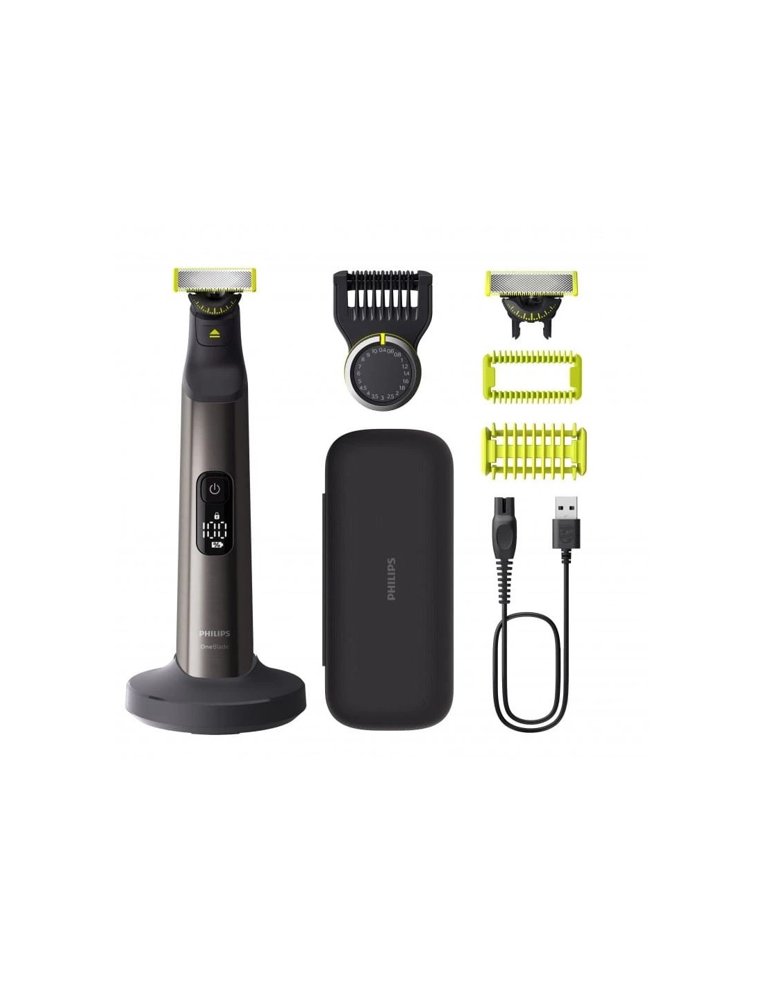 Afeitadora Philips OneBlade Pro 360 QP6652/61 Face + Body seco y mojad