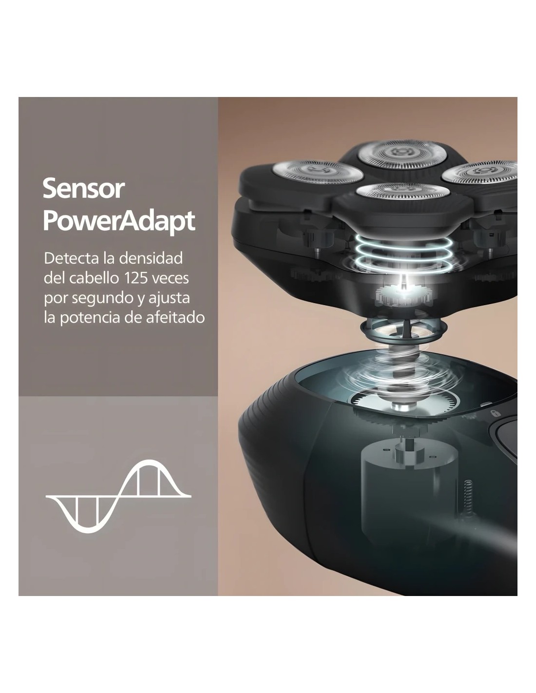 Afeitadora de cabeza Philips Serie 5000 HS5980/15 inalámbrico
