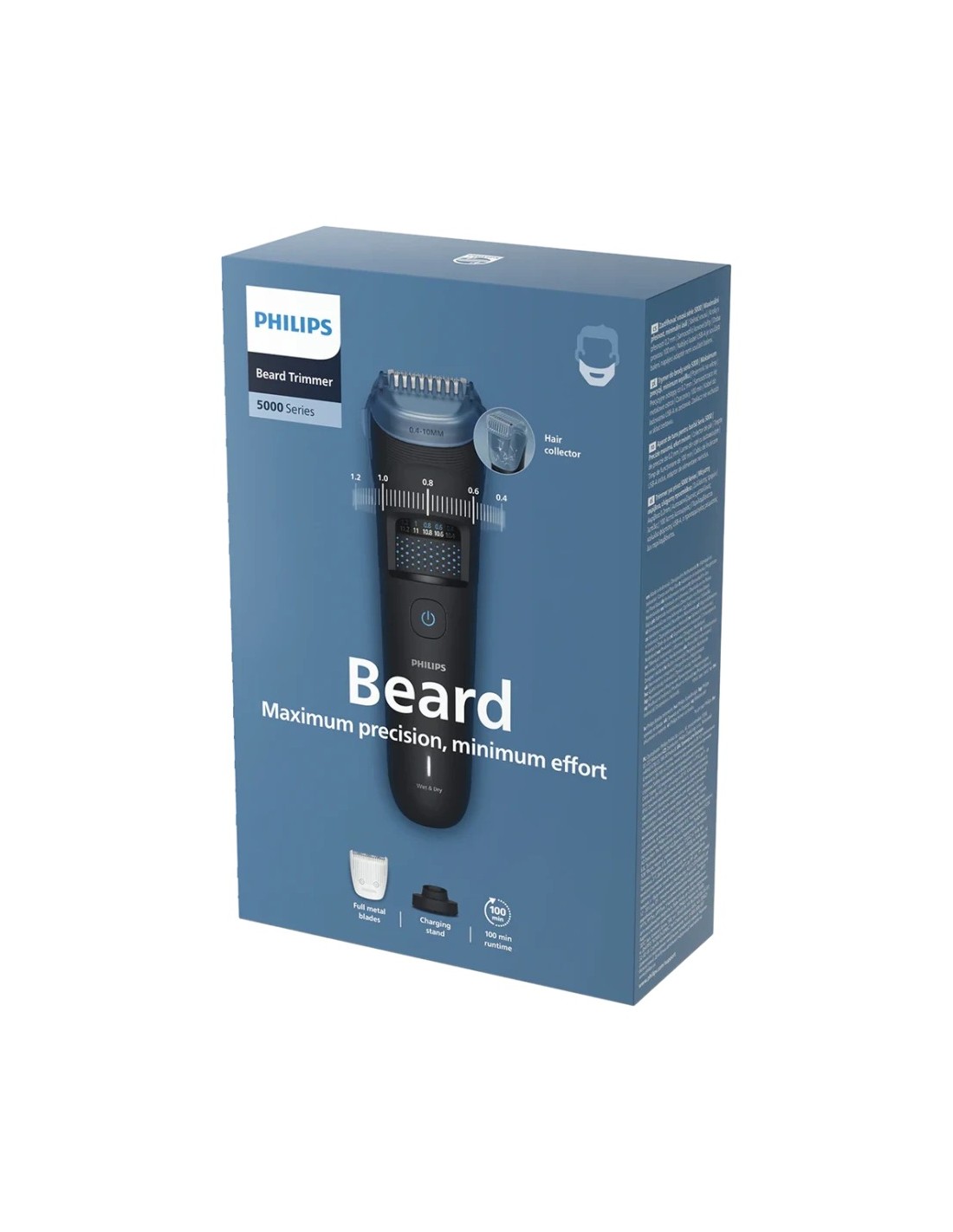 Cortapelos Philips Beard Trimmer Series 5000 BT5780/15 seco y mojado i