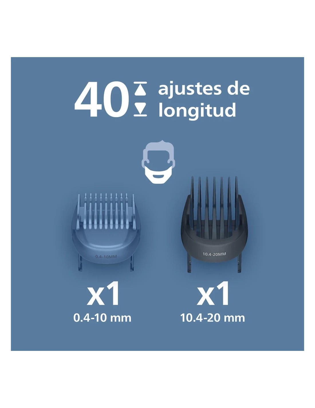 Cortapelos Philips Beard Trimmer Series 5000 BT5780/15 seco y mojado i